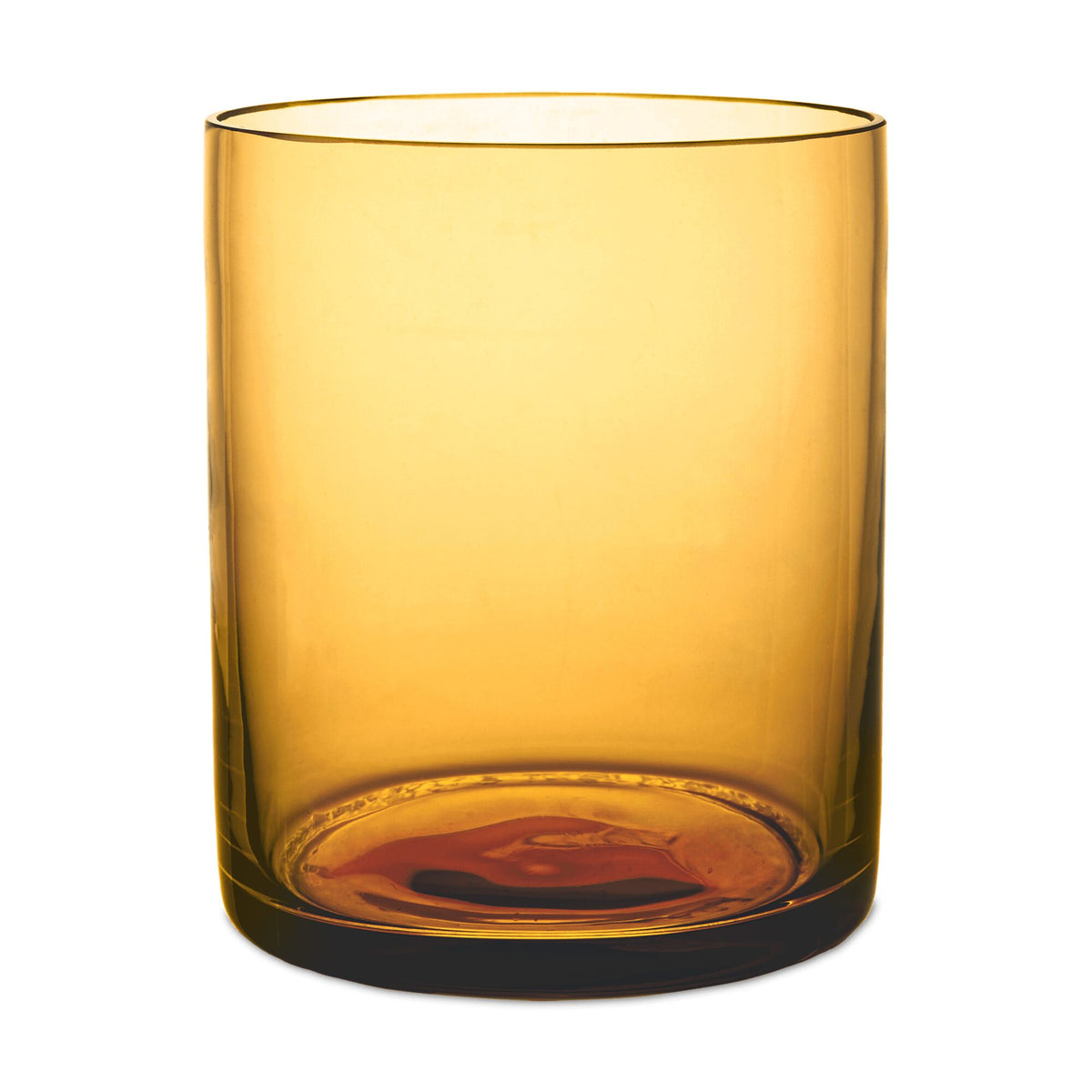 Match Pewter Bembo Double Old Fashioned Glass — Amber, Smooth