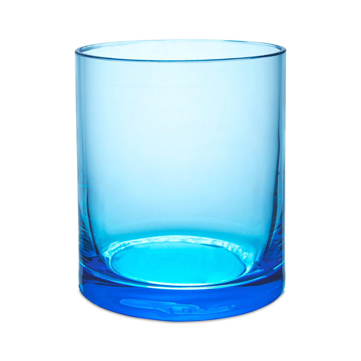 Match Pewter Bembo Rocks Glass — Aqua Sky, Smooth