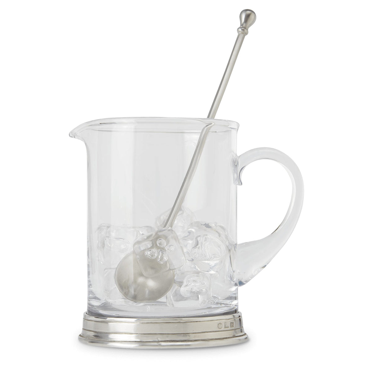 Match Pewter Branch Bar Pitcher, Crystal, alternate view