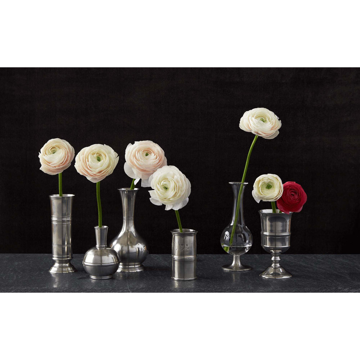 Match Pewter Bud Vase Champagne Flute, alternate view