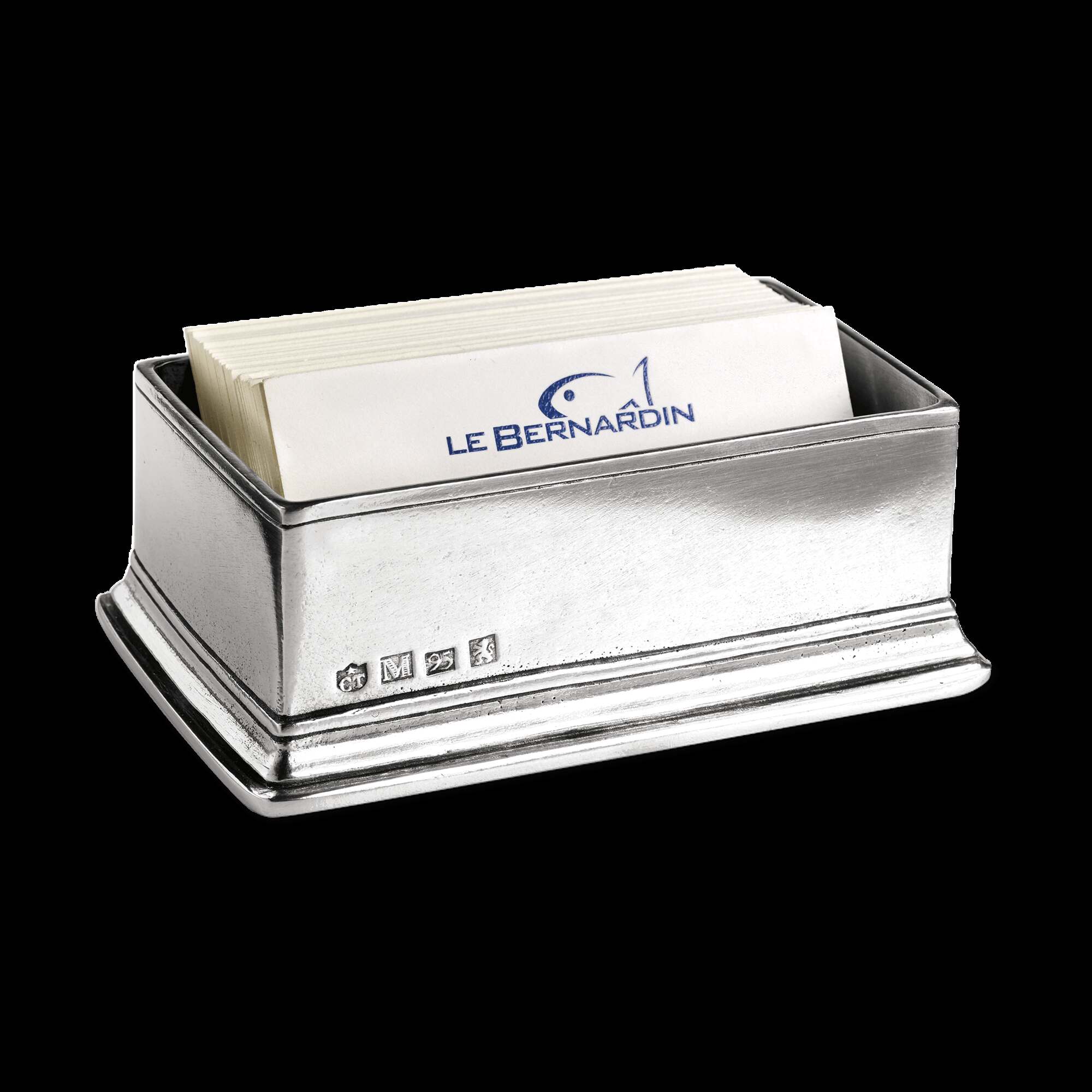 Match Pewter Business Card/Sugar Packet Holder
