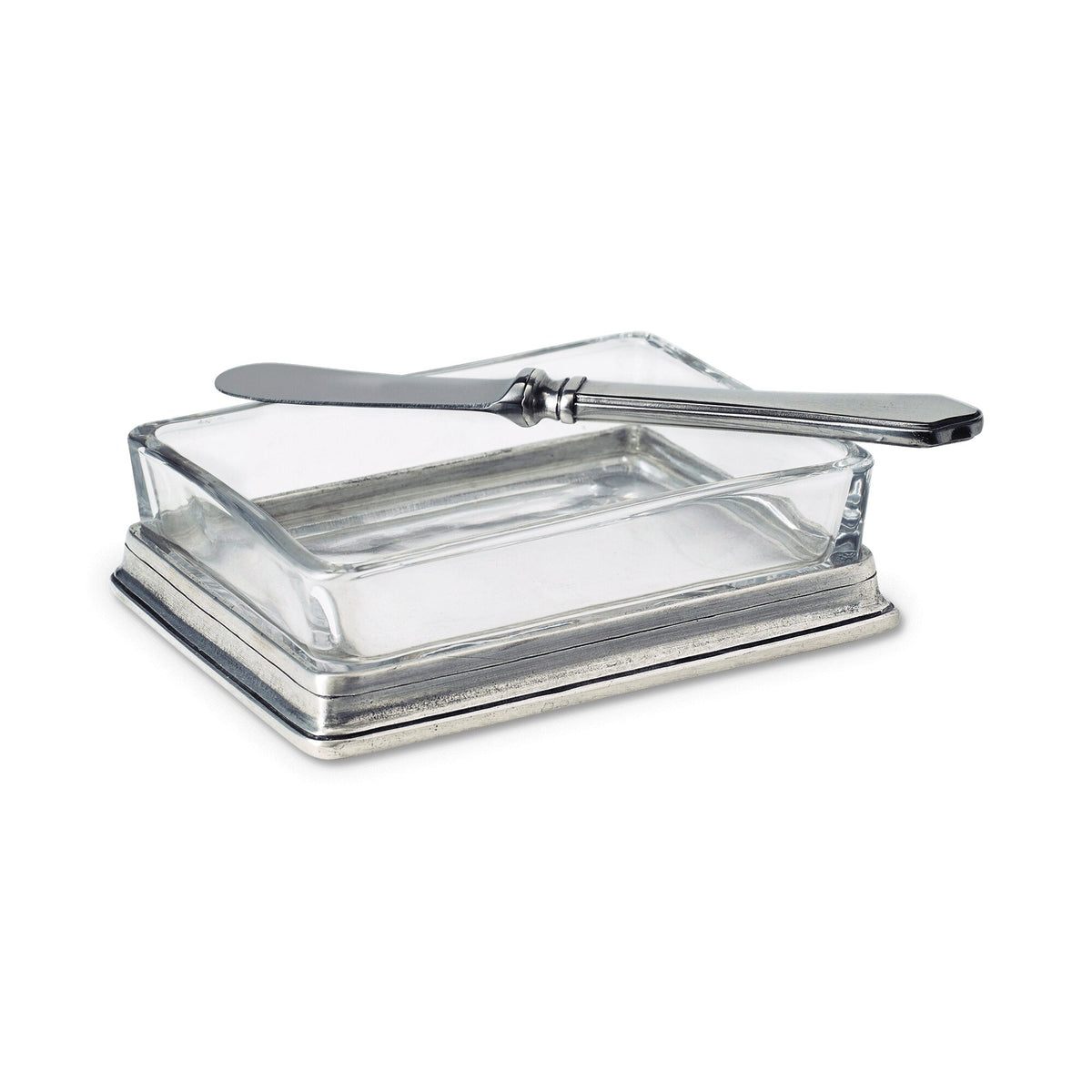 Match Pewter Butter/Soap Dish Bathroom Accessorie, alternate view