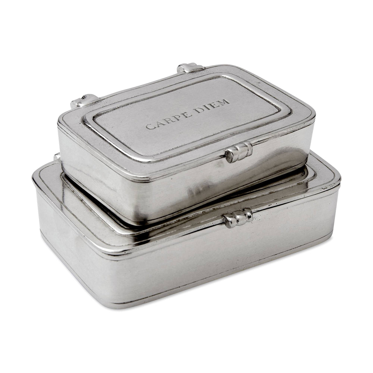 Match Pewter “Carpe Diem” Box, alternate view