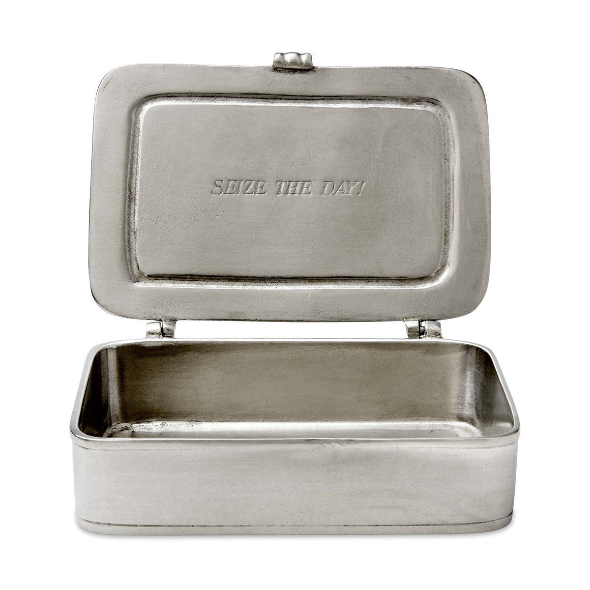 Match Pewter “Carpe Diem” Box, alternate view
