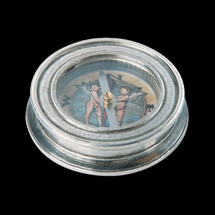 Match Pewter Compass Paperweight