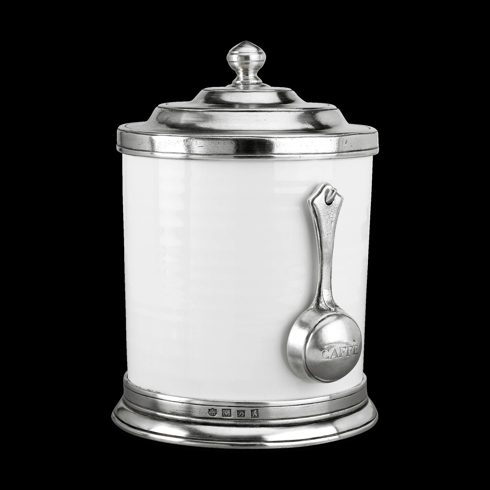 Match Pewter Convivio Caffè Canister Decorative Jar — Scoop Only