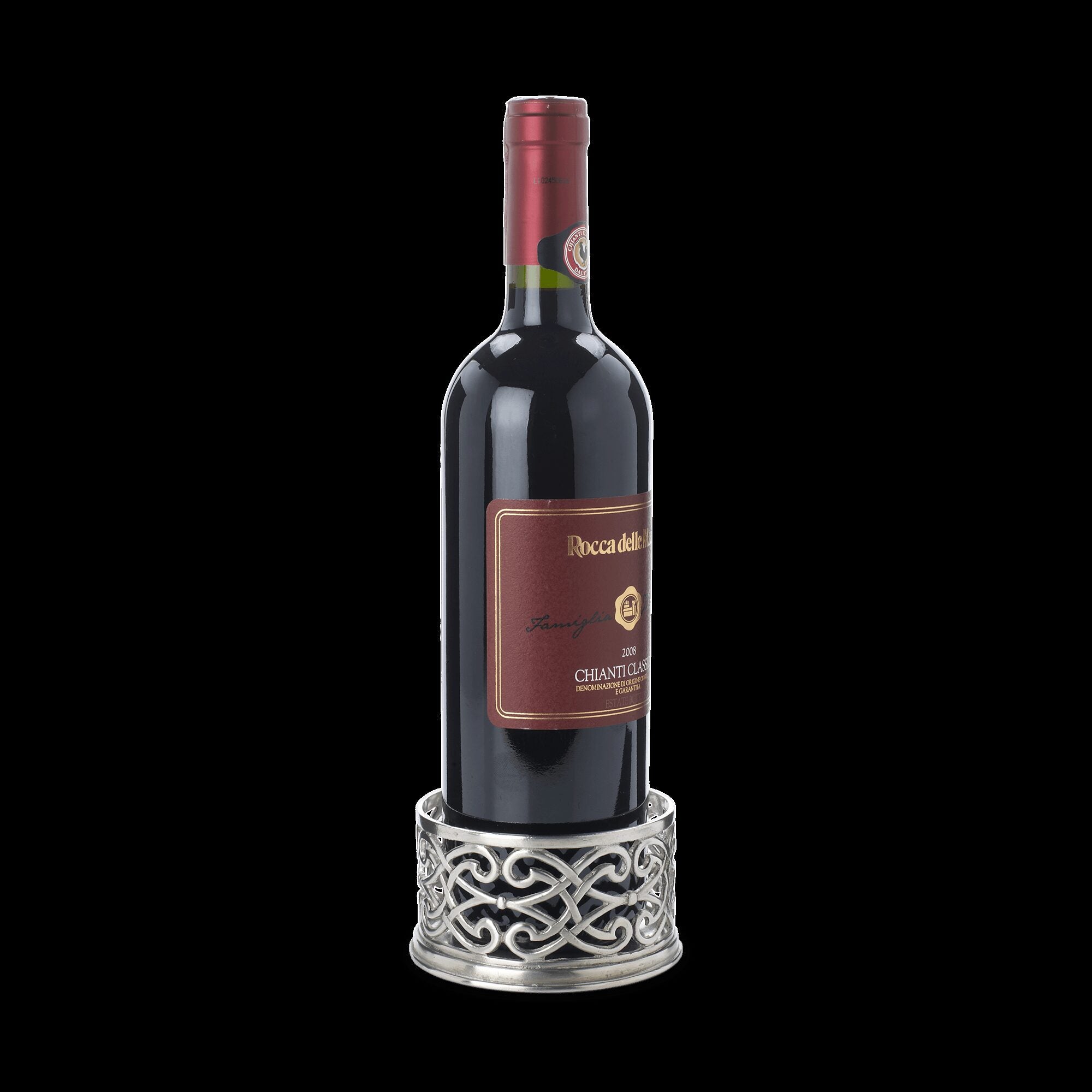Match Pewter Cutwork Bottle Coaster