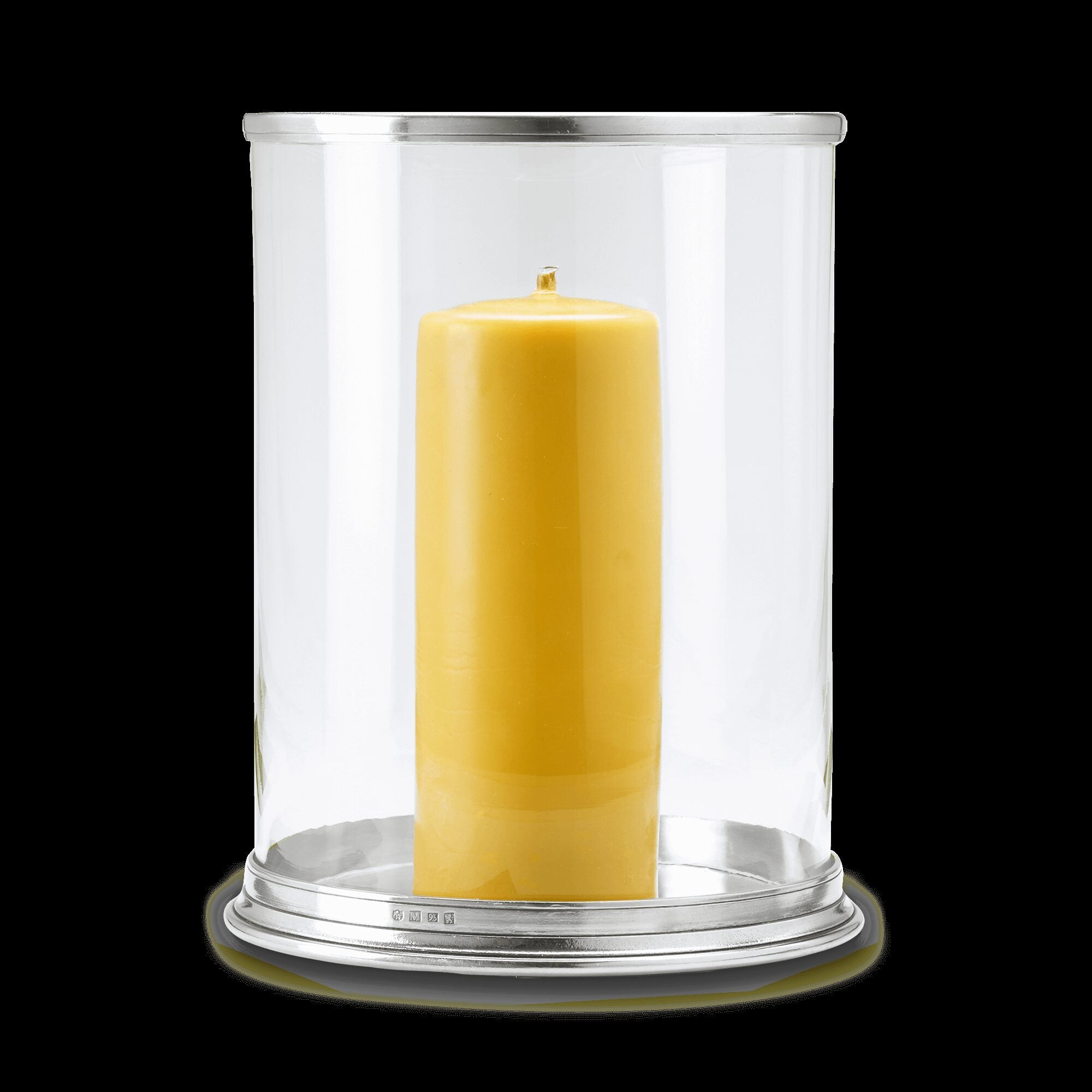 Match Pewter Cylinder Hurricane Hurricane Candleholder β Small