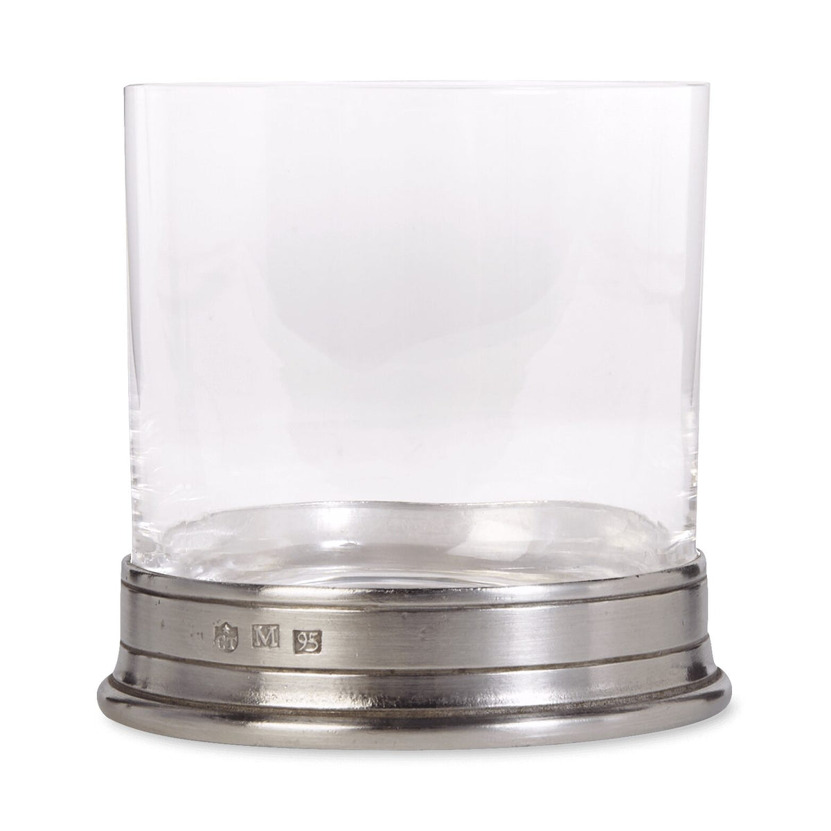 Match Pewter Double Old Fashioned Glass, alternate view