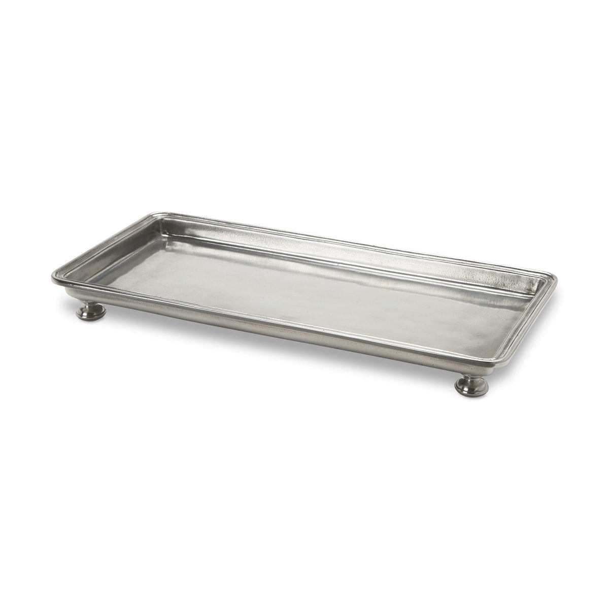 Match Pewter Footed Rectangle Service Tray, alternate view