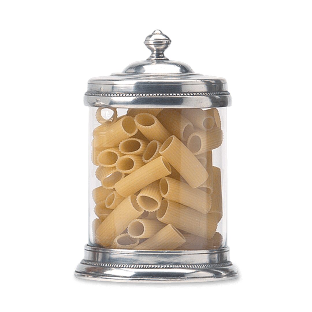 Match Pewter Glass Canister Decorative Jar, alternate view