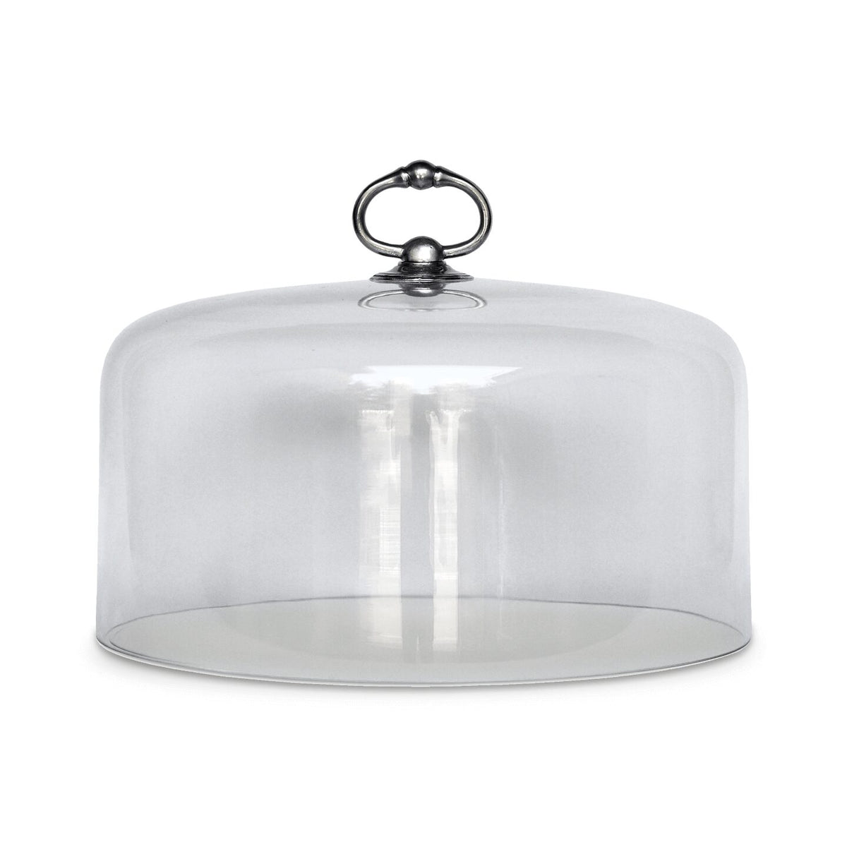 Match Pewter Glass Cloche Plate Serving Cover, alternate view