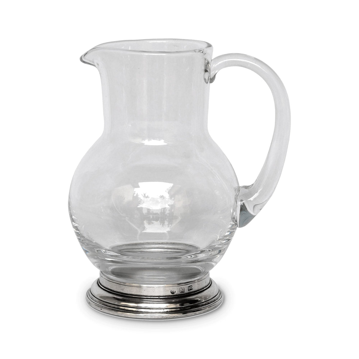Match Pewter Glass Pitcher, alternate view