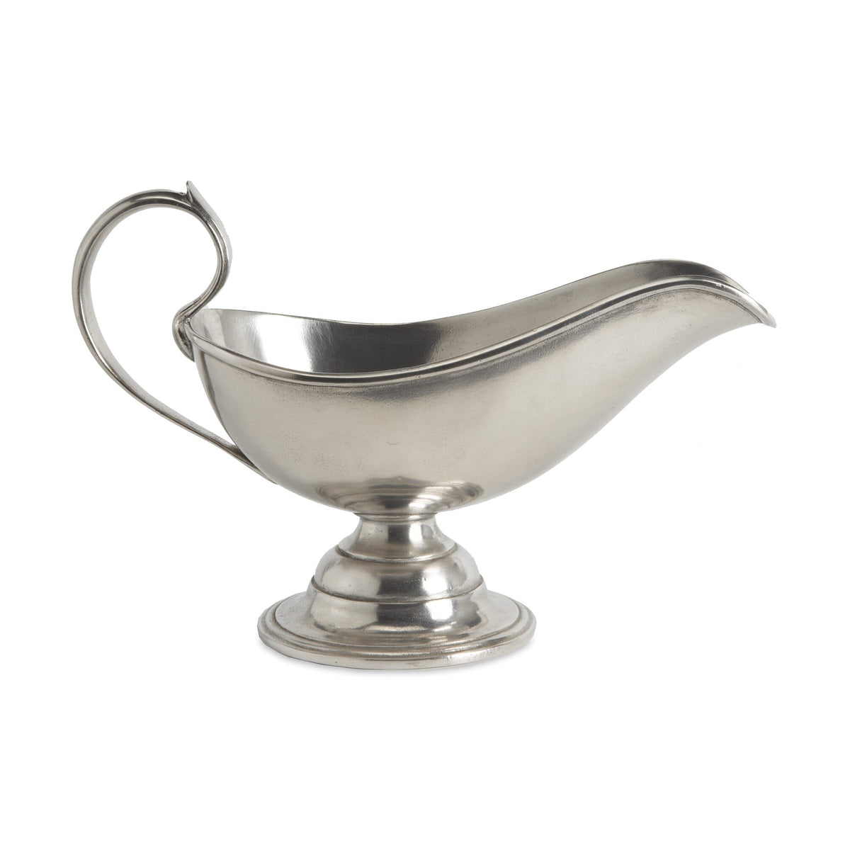 Match Pewter Gravy Boat, alternate view