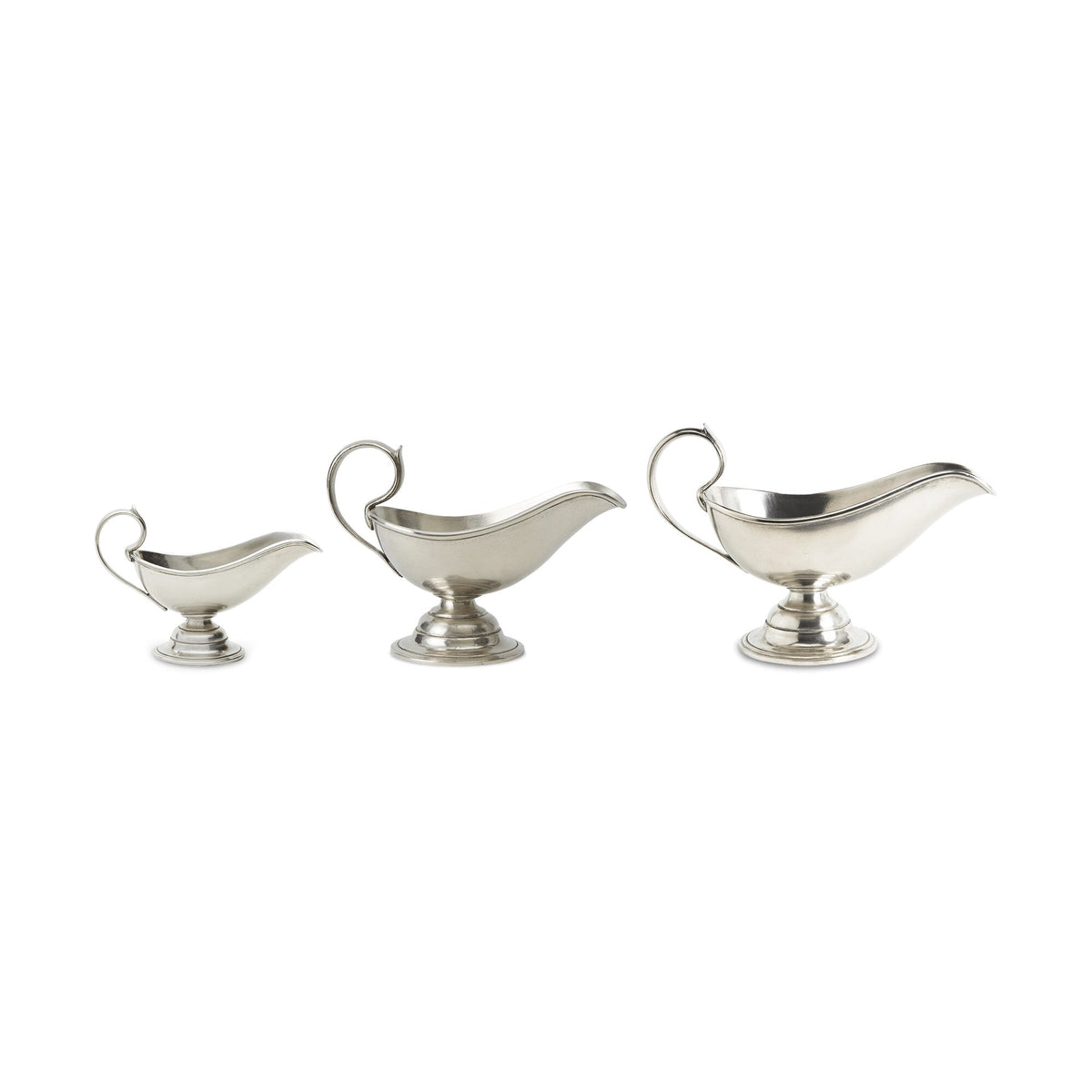Match Pewter Gravy Boat, alternate view