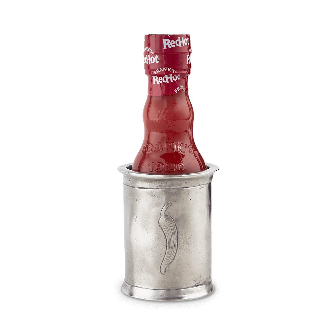 Match Pewter Hot Sauce Holder Condiment Pot, alternate view