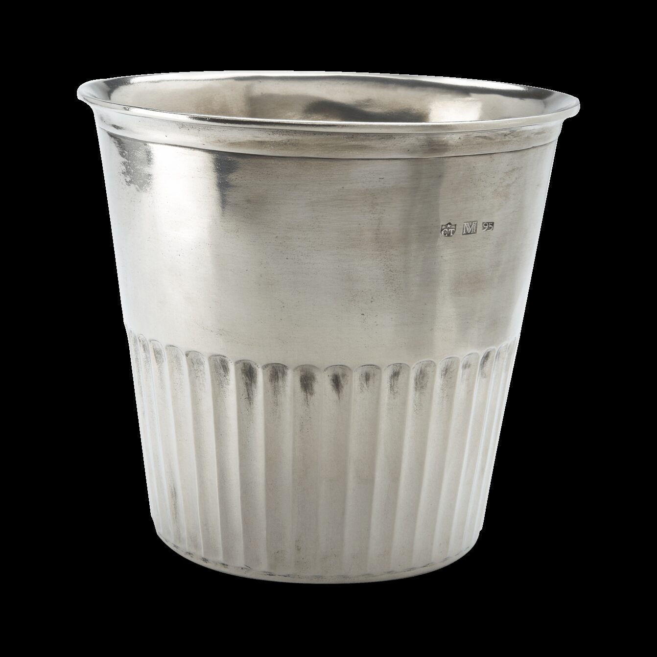 Match Pewter Impero Waste Basket Bathroom Accessorie