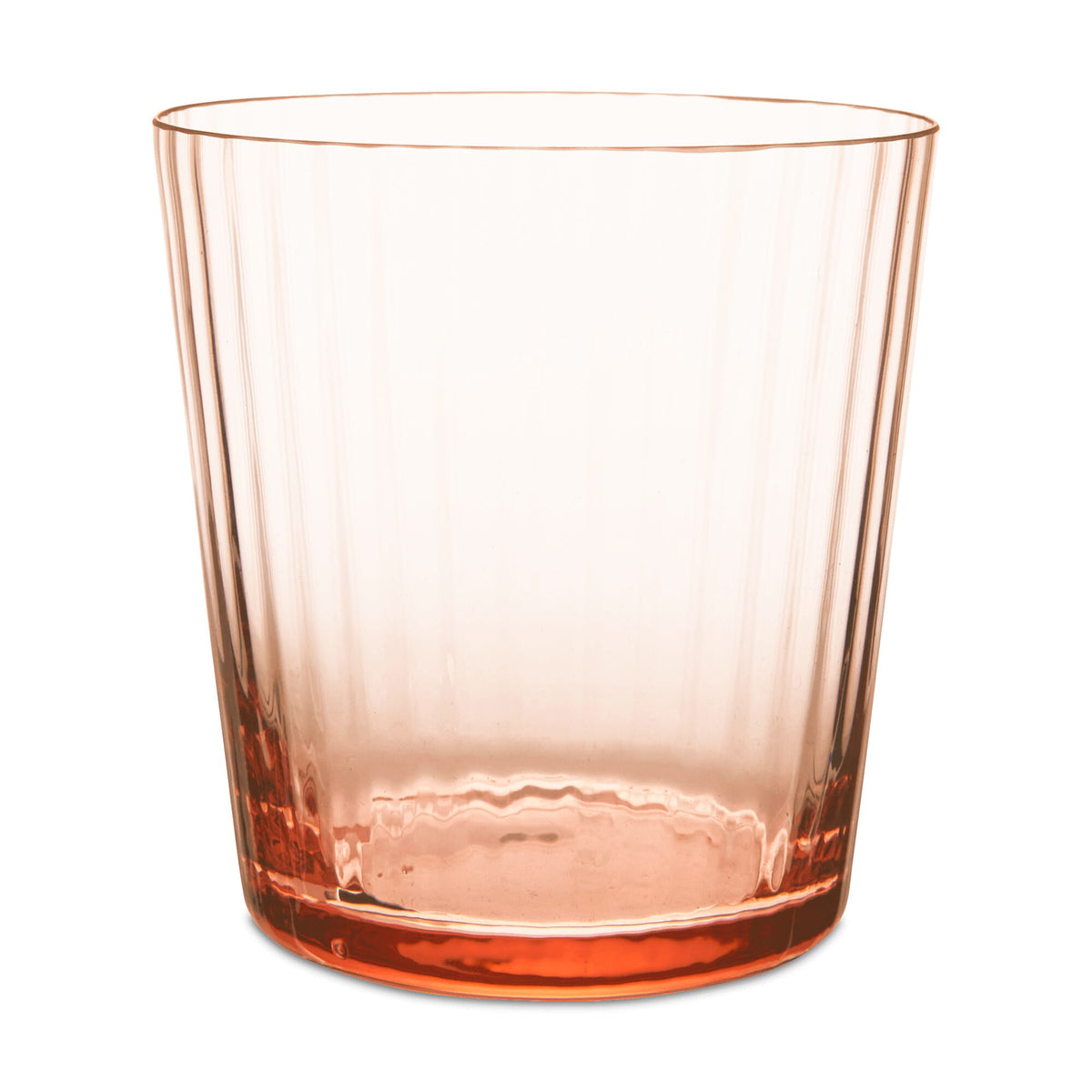 Match Pewter Lando Double Old Fashioned Glass — Rose Quartz, Pleat
