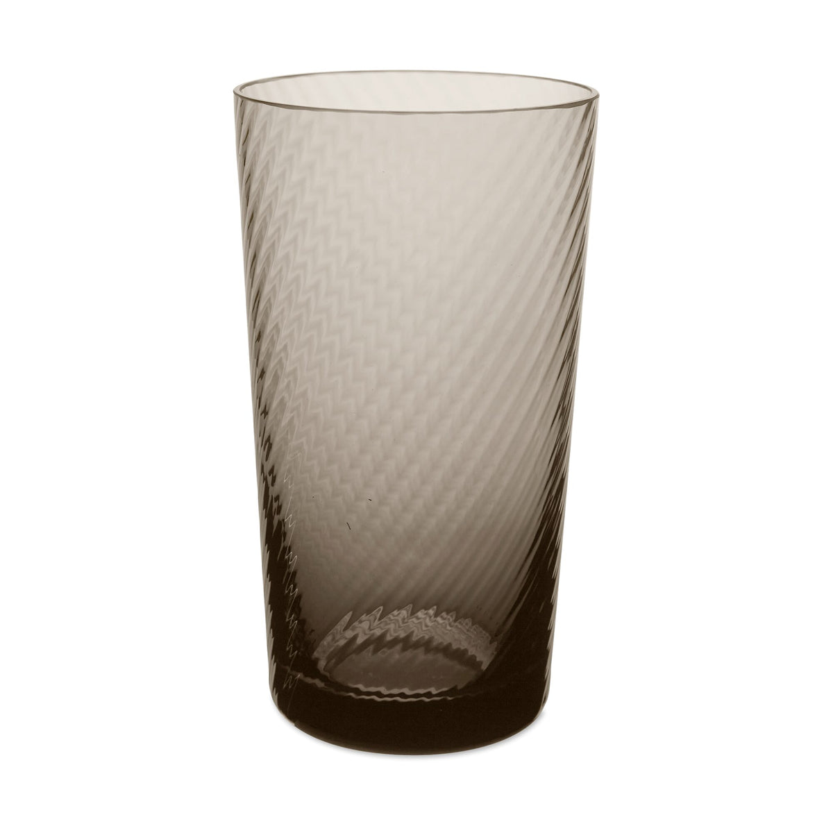 Match Pewter Lando Highball Glass β Smoke, Twist
