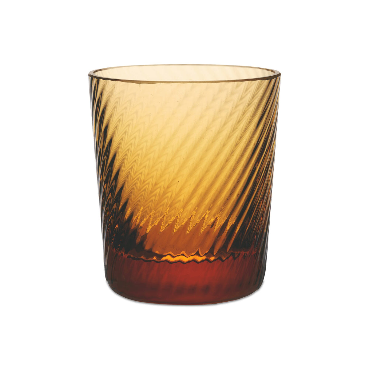 Match Pewter Lando Shot Glass/Votive Holder β Amber, Twist