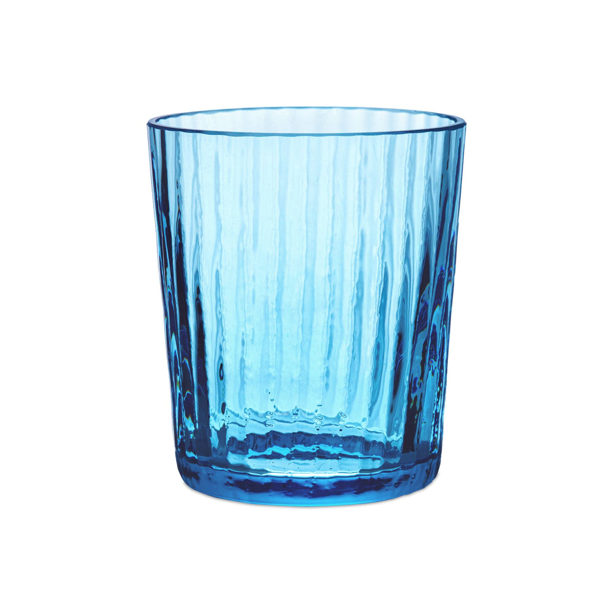 Match Pewter Lando Shot Glass/Votive Holder β Aqua Sky, Pleat