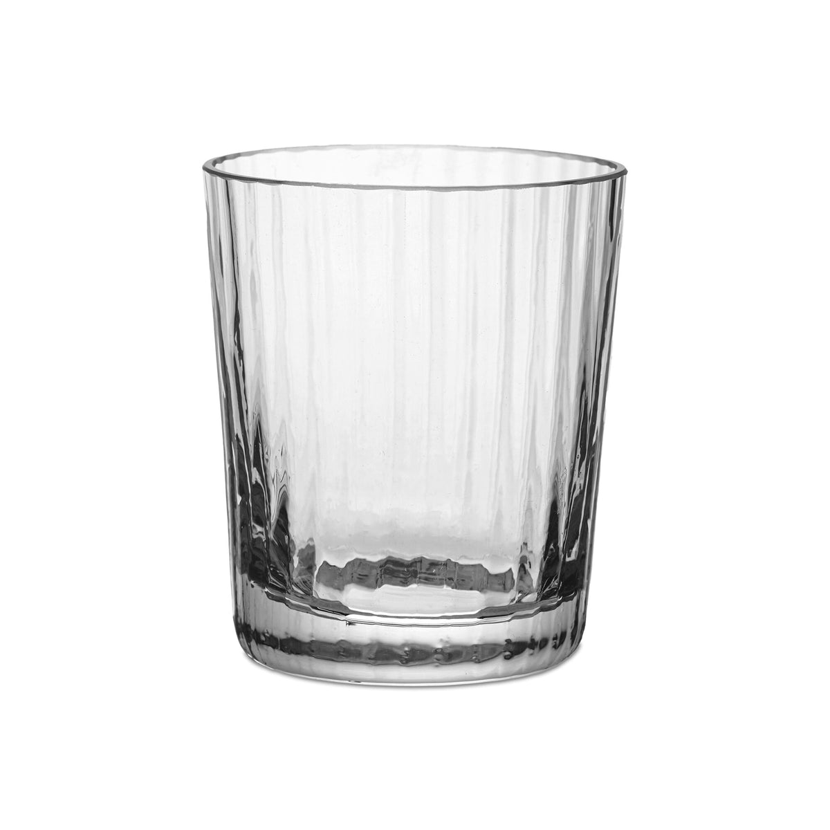 Match Pewter Lando Shot Glass/Votive Holder β Clear, Pleat