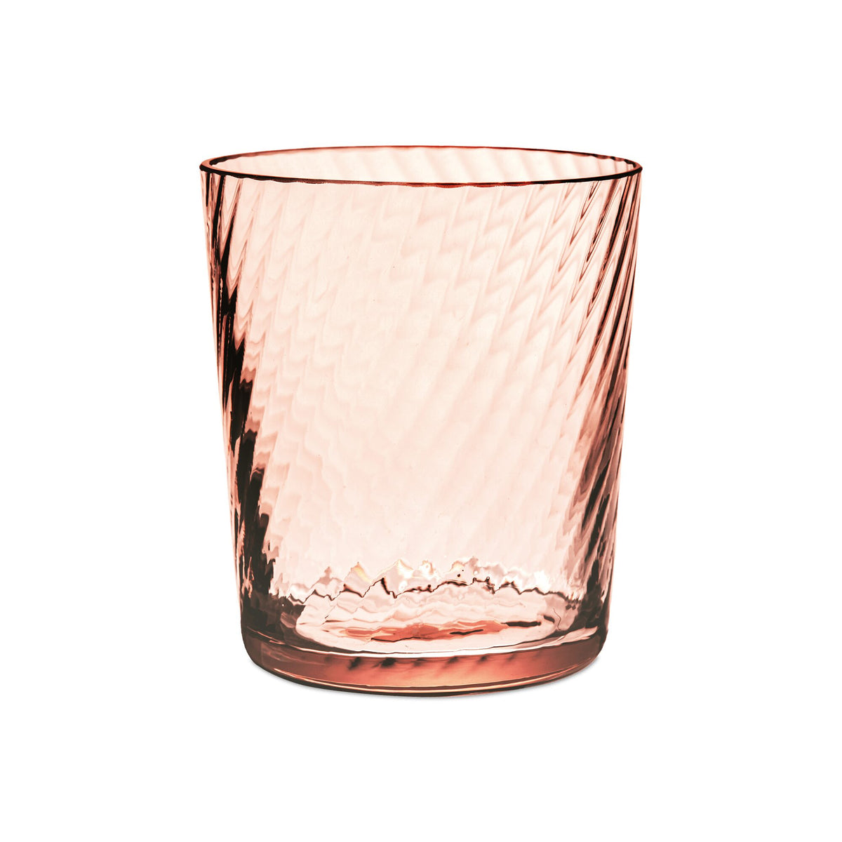 Match Pewter Lando Shot Glass/Votive Holder β Rose Quartz, Twist