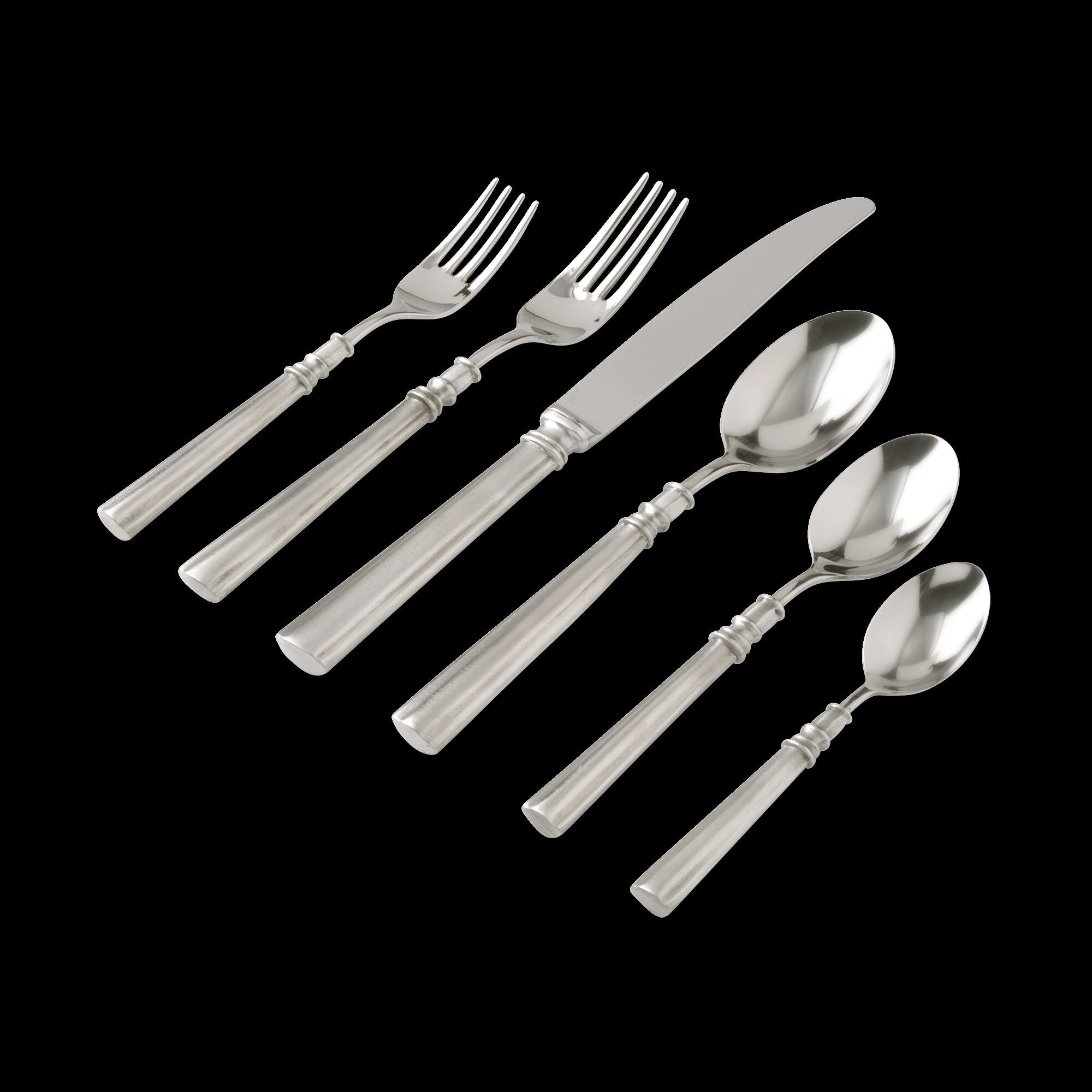 Match Pewter Lucia Placesetting β 6Pc