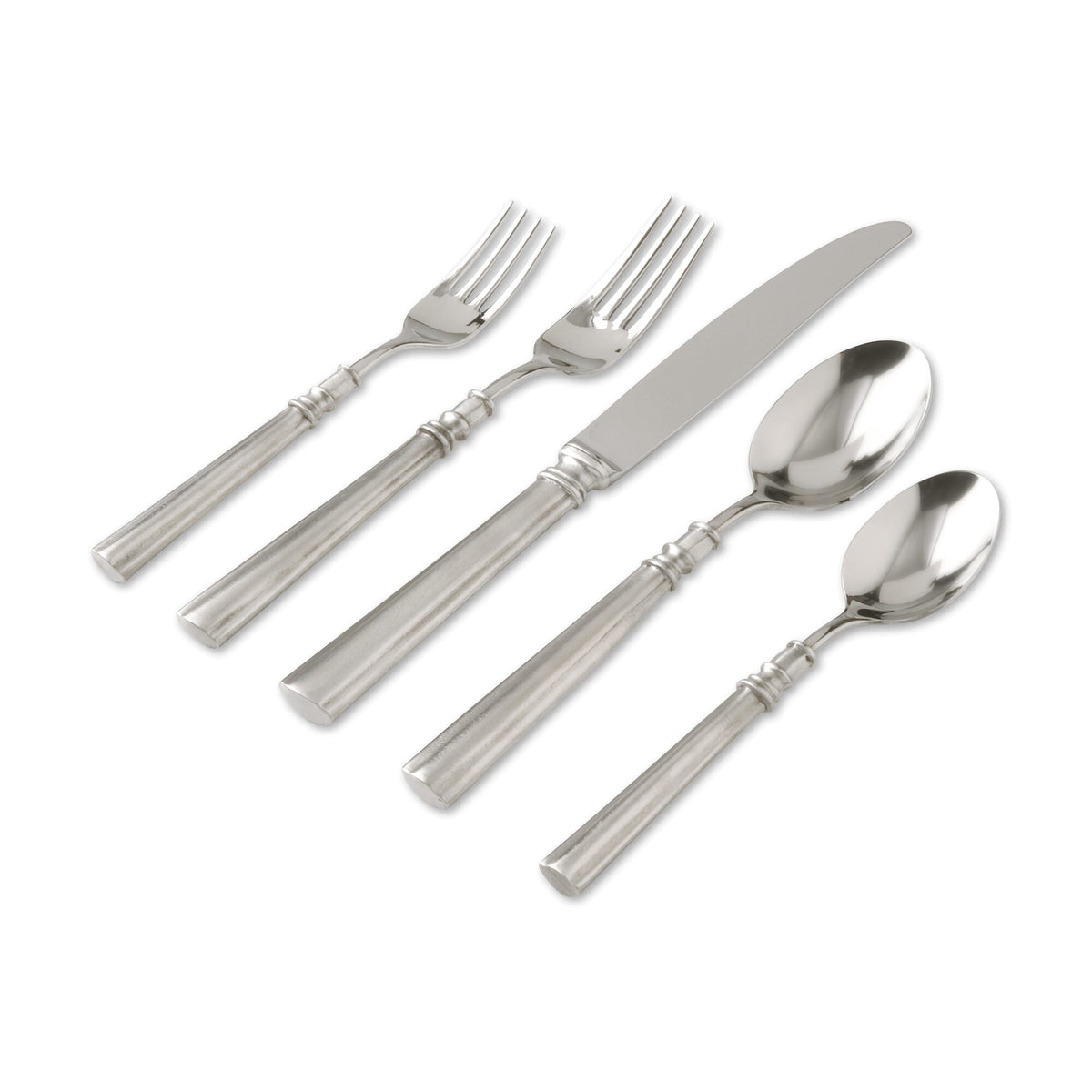 Match Pewter Lucia Placesetting, alternate view