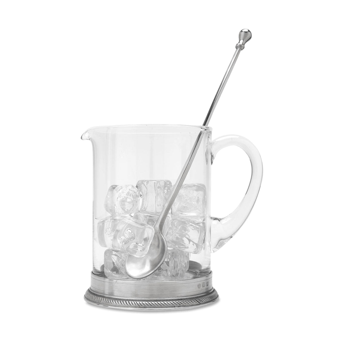 Match Pewter Luisa Branch Bar Pitcher, Crystal, alternate view