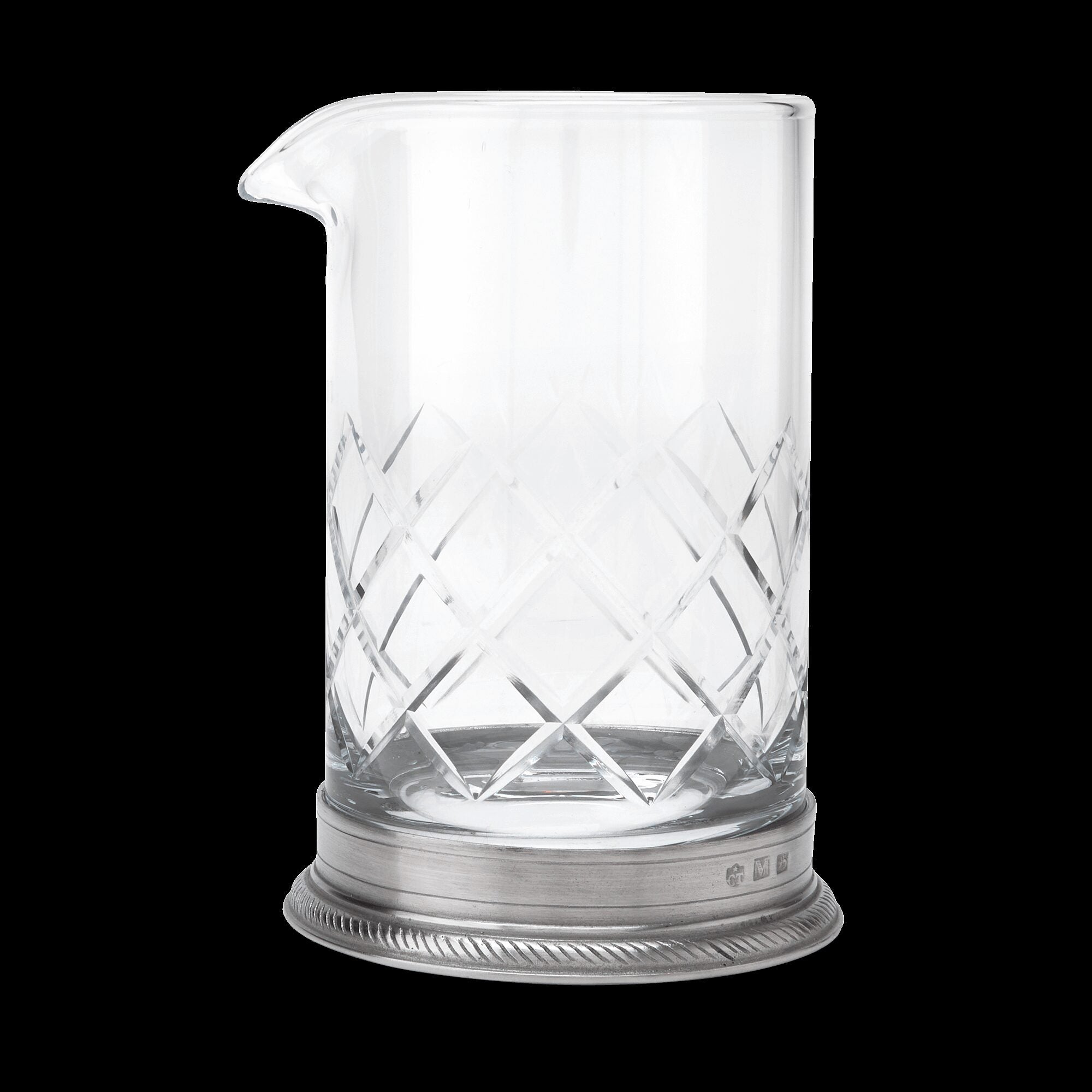 Match Pewter Luisa Mixing Glass Cocktail Shaker β Mixing Glass + Strainer + Stirrer Set