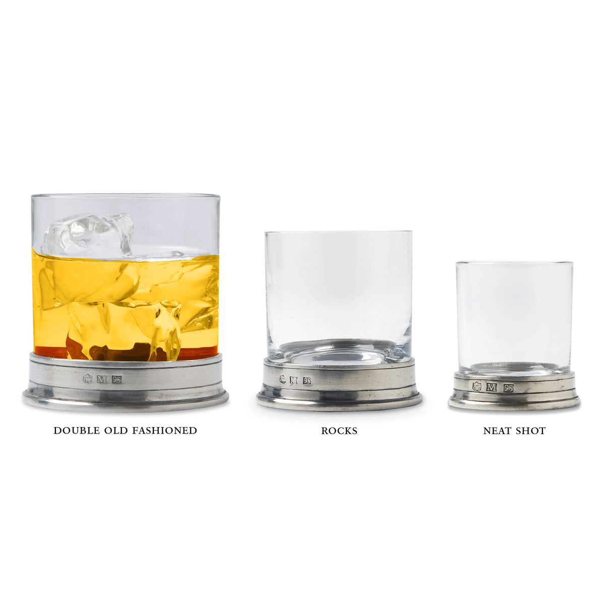 Match Pewter Neat Shot Glass, alternate view