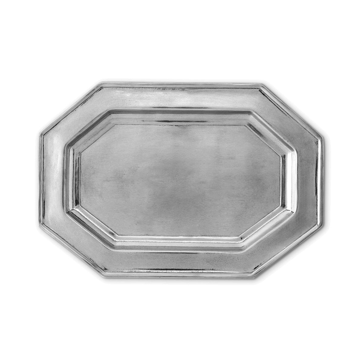 Match Pewter Octagonal Tray, alternate view