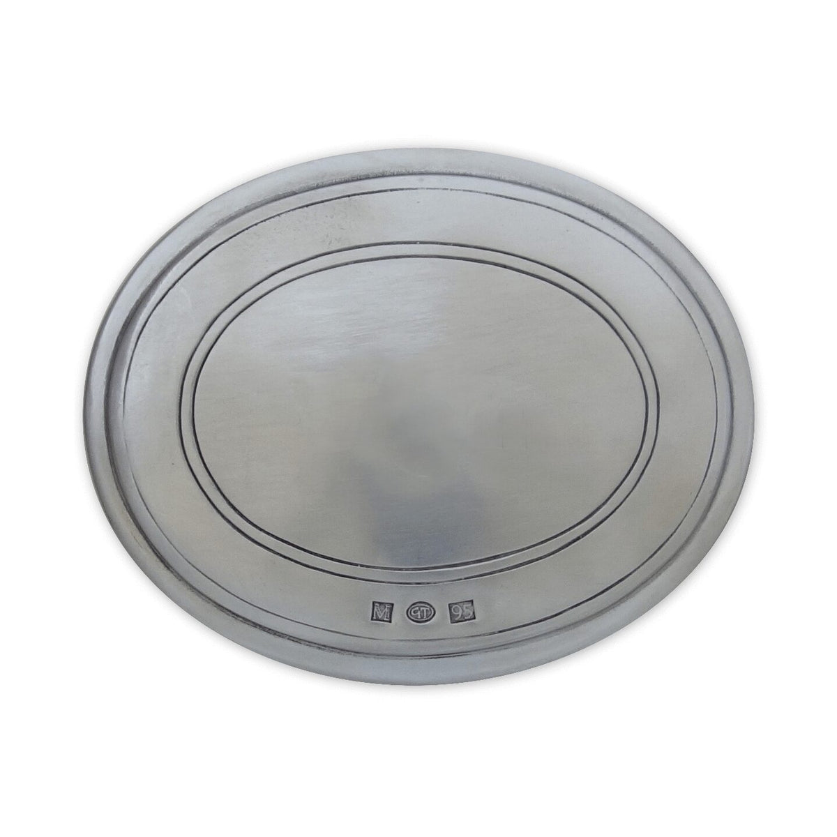 Match Pewter Oval Dresser Box, alternate view