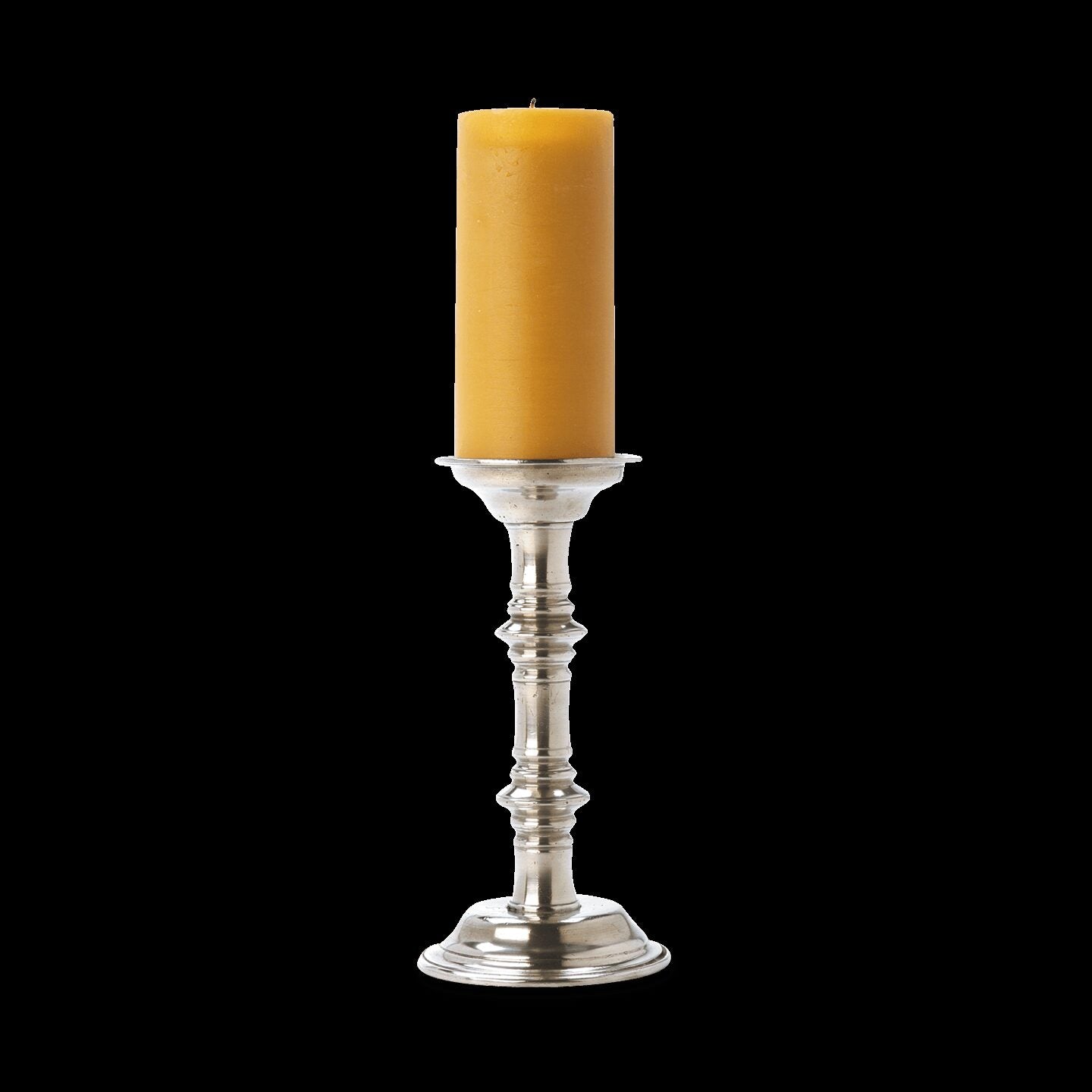 Match Pewter Pillar Candlestick Candlestick Holder