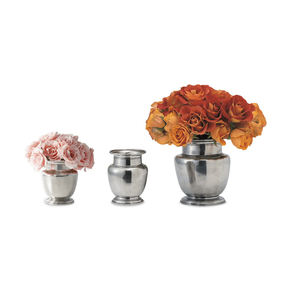 Match Pewter Rimmed Vase, alternate view