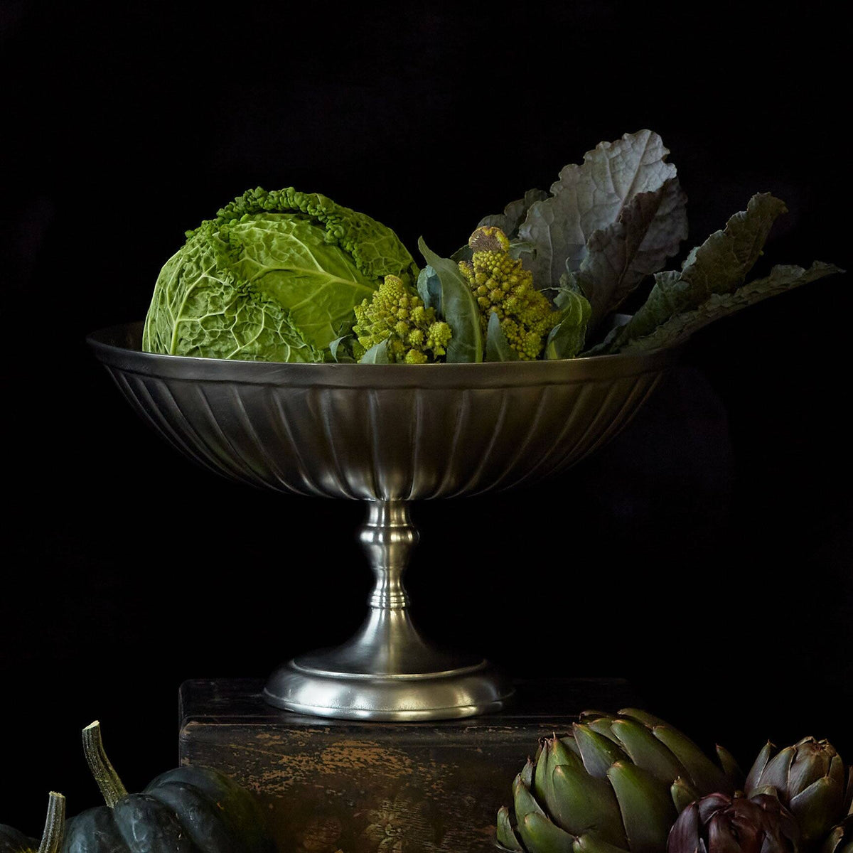 Match Pewter Roman Centerpiece Centerpiece Serving Bowl, alternate view