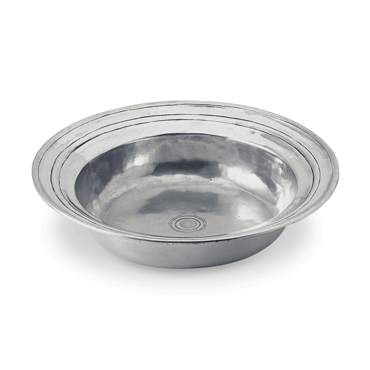 Match Pewter Round Incised Bowl, alternate view