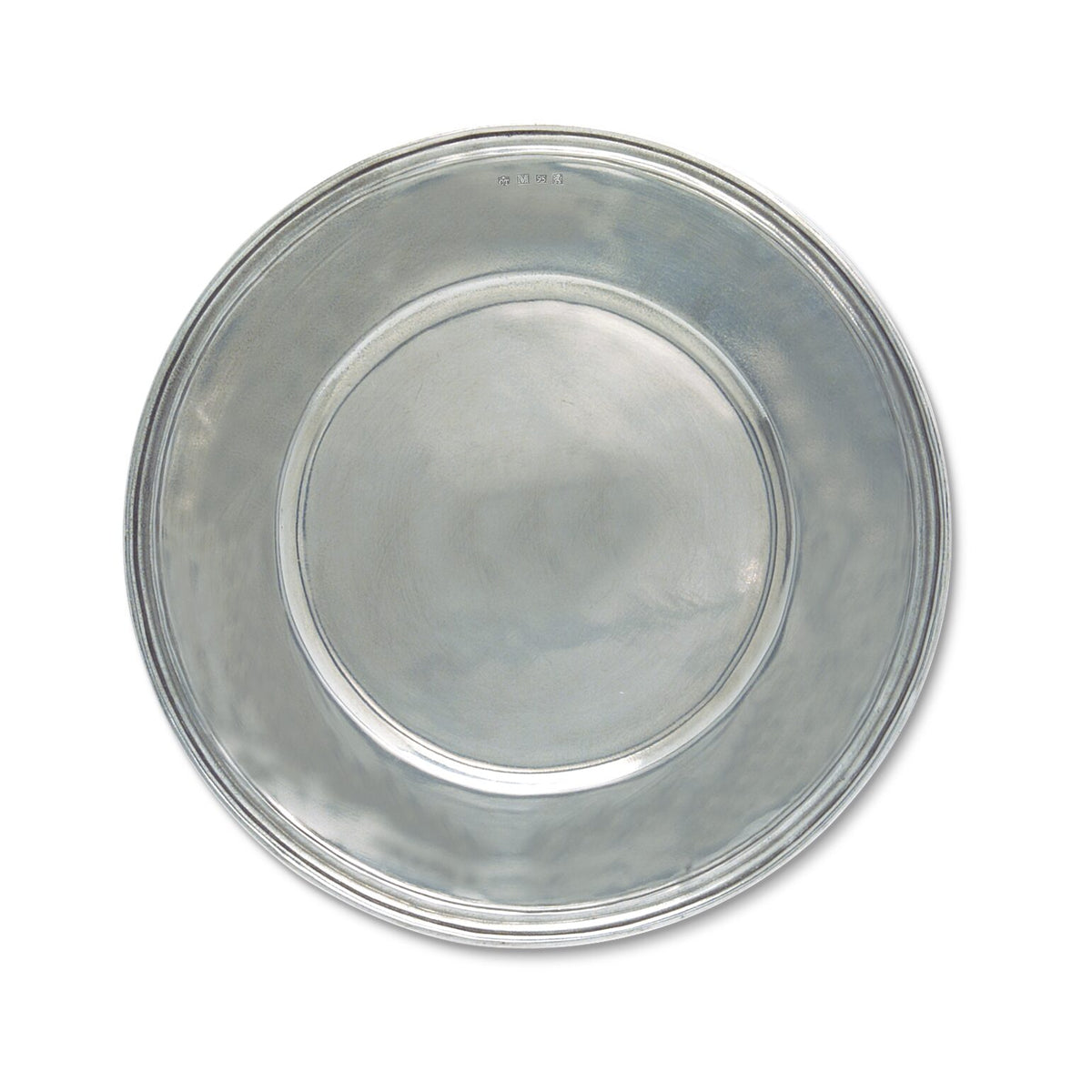 Match Pewter Scribed Rim Charger, alternate view
