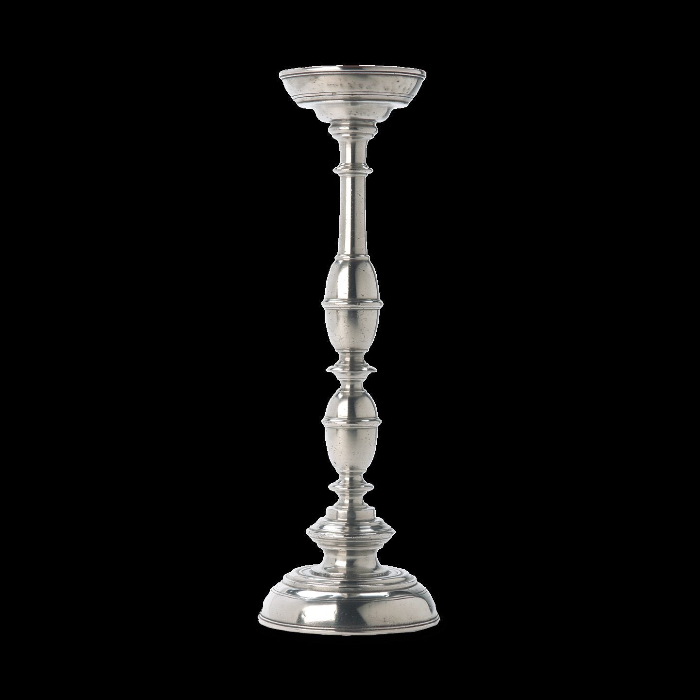 Match Pewter Siena Pillar Candlestick Candlestick Holder