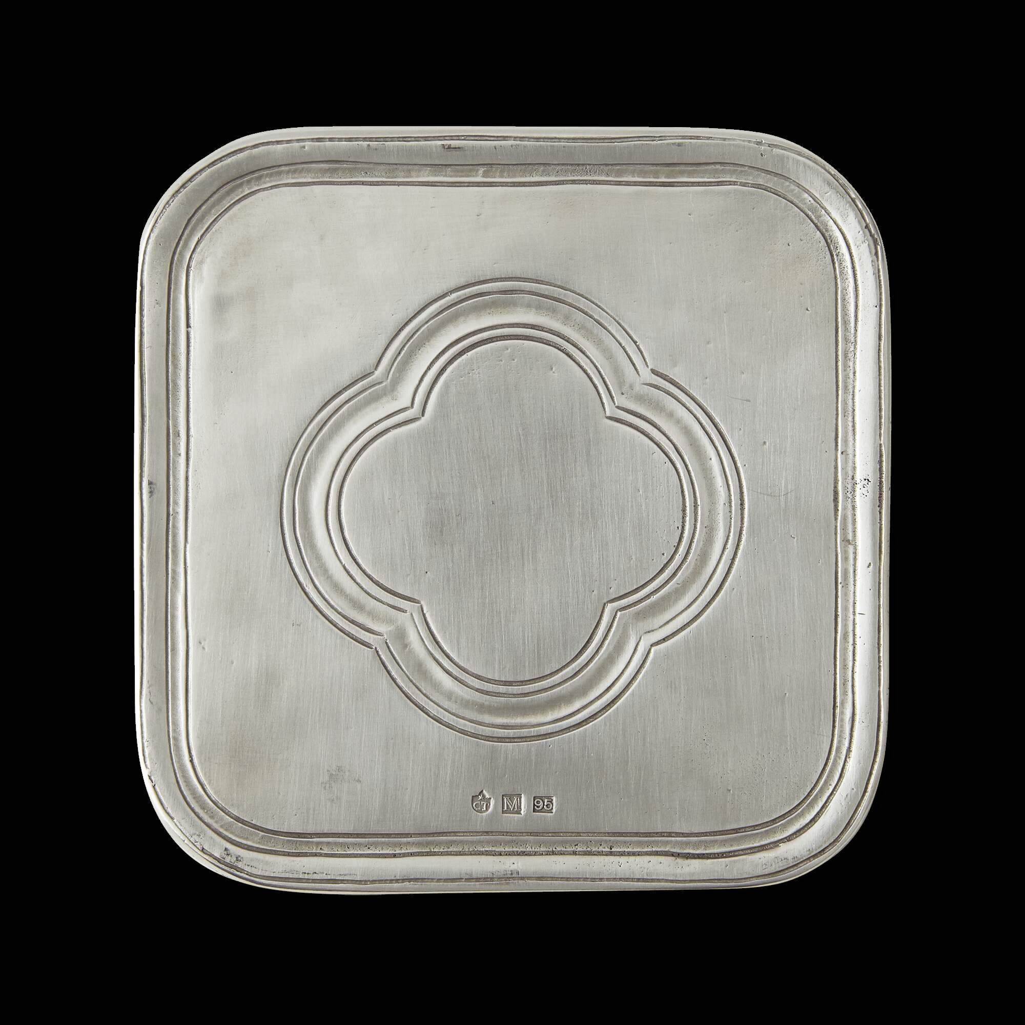 Match Pewter Square Bottle Coaster
