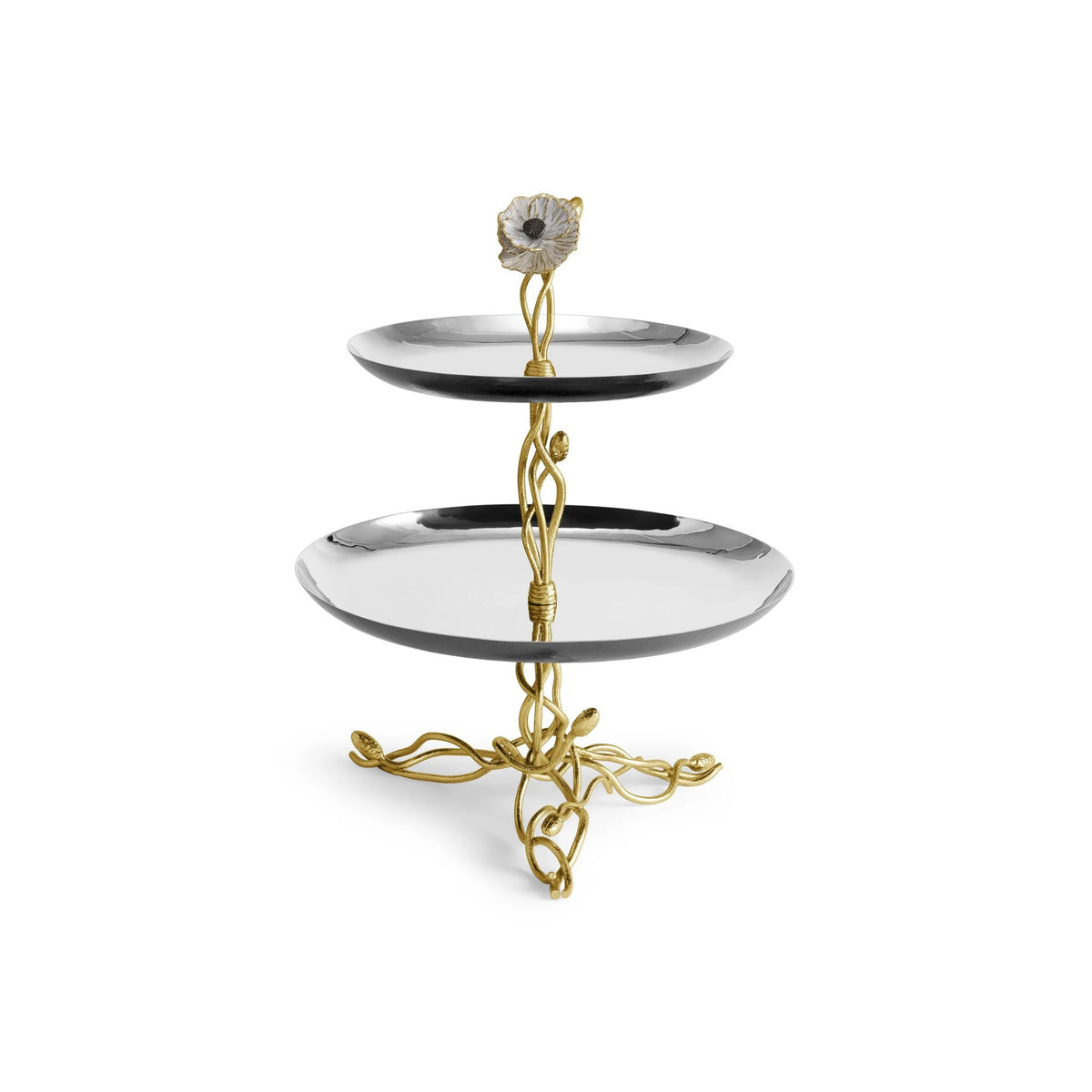 Michael Aram Anemone 2-Tier Etagere Cake Stand, alternate view