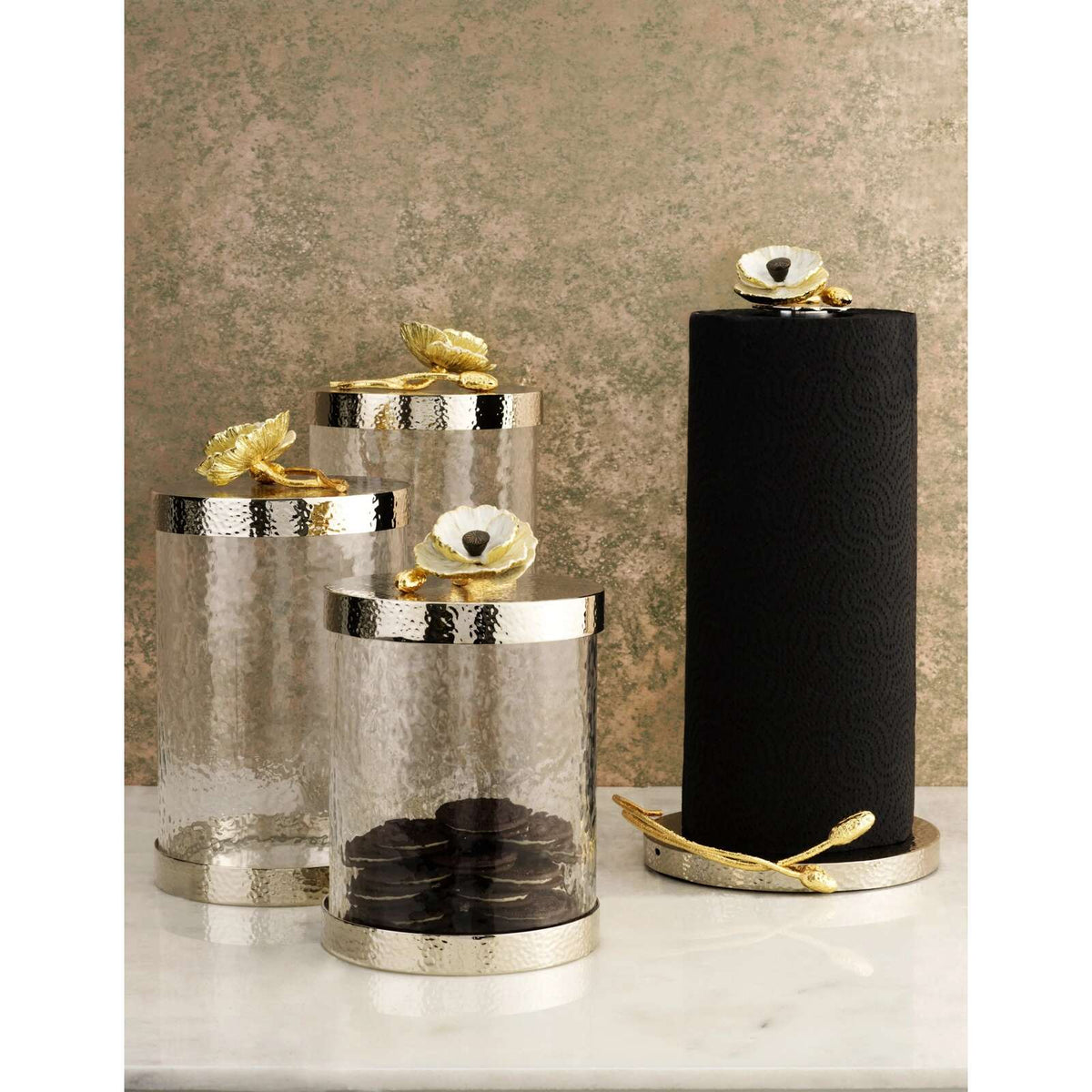 Michael Aram Anemone Paper Towel Holder Commercial Paper Napkin Dispenser, alternate view