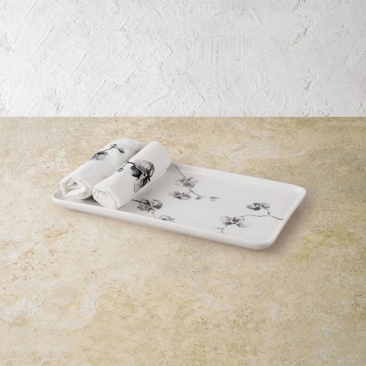 Michael Aram Black Orchid Bath Collection Facial Tissue Holder, alternate view
