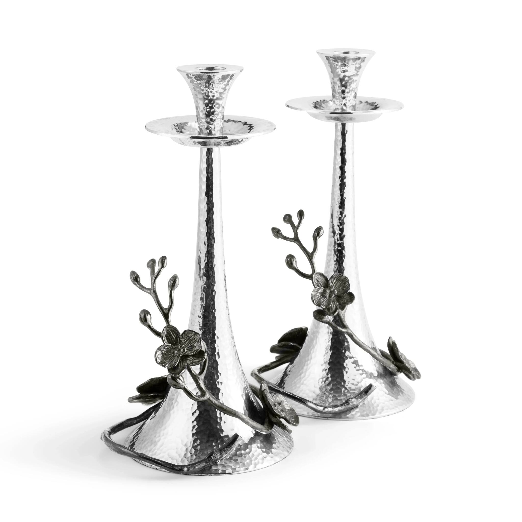 Michael Aram Black Orchid Candleholders