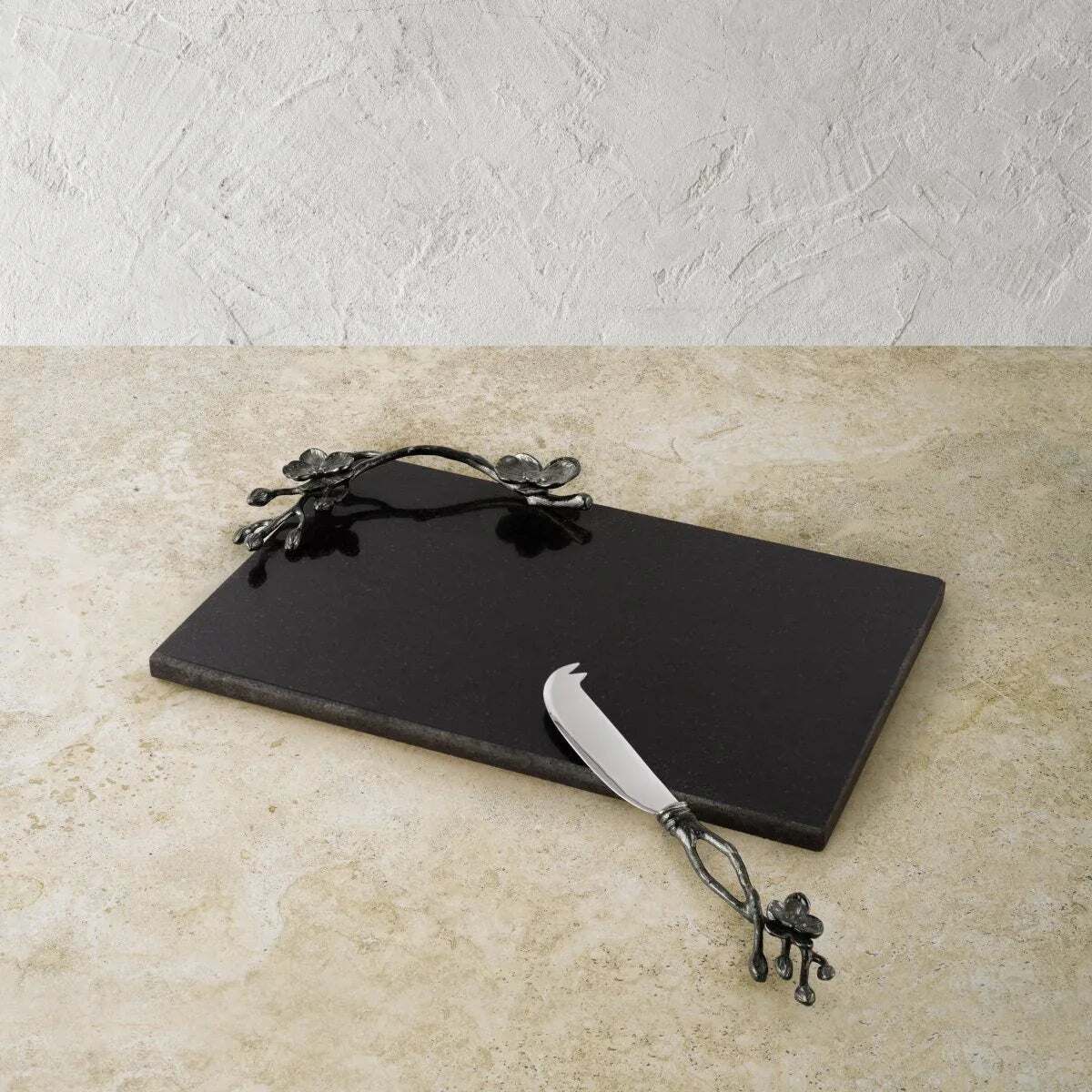 Michael Aram Black Orchid Cheese Board with Knife Cheese Plate, alternate view
