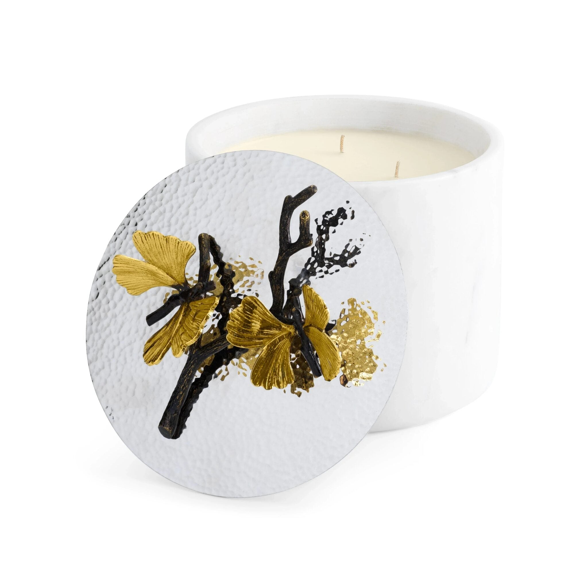 Michael Aram Black Orchid Marble Candle β LG