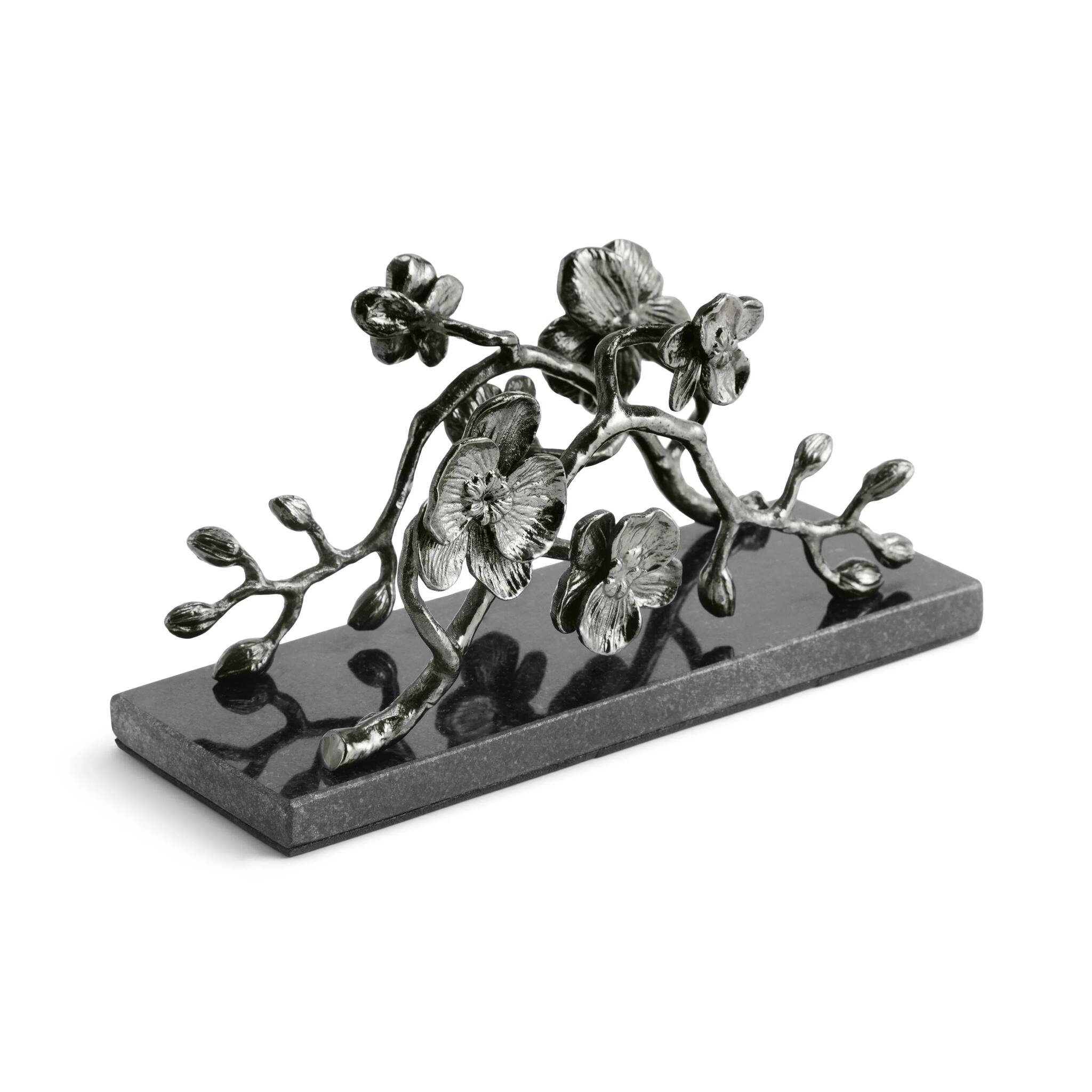 Michael Aram Black Orchid Vertical Napkin Holder Commercial Paper Napkin Dispenser