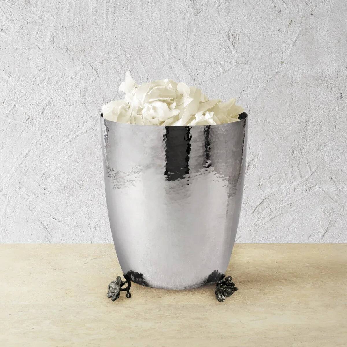 Michael Aram Black Orchid Waste Basket Bathroom Accessorie, alternate view