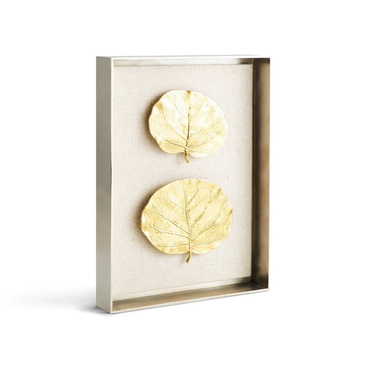 Michael Aram Botanical Leaf Fabric Shadow Box Wall Sculpture, alternate view